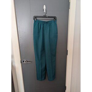 Donnkenny Classics Womens Teal Elastic Waist Pull-On Pants‎ with Pockets - 14S